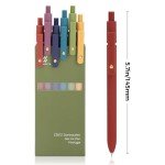 6 Pack Quick Dry Black Gel Pens