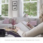 Be Still and Know Journal with Purple Rose