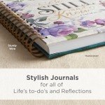 Be Still and Know Journal with Purple Rose