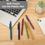 6 Pack Quick Dry Black Gel Pens