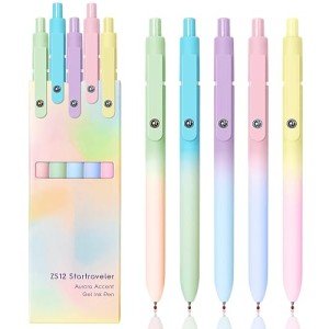 Cute Gel Pens Set - 5 Pack for Journaling