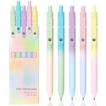 Cute Gel Pens Set - 5 Pack for Journaling