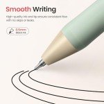 6 Pack Quick Dry Black Gel Pens