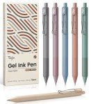 6-Pack Fine Point Gel Pens for Smooth Writing