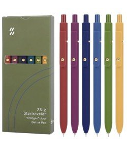 6-Pack Smooth Writing Gel Pens in Black