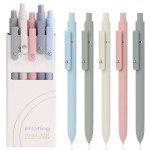 Aesthetic Gel Ink Pens Set - 5 Cute Pens