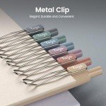 6-Pack Fine Point Gel Pens for Smooth Writing