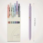 Cute Fine Point Gel Pens Set – 6 Pack