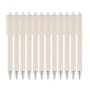 12-Pack Black Gel Pens for Smooth Writing