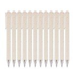 12-Pack Black Gel Pens for Smooth Writing