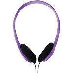 Koss KPH7V Portable On-Ear Headphone with Adjustable Headband - Violet