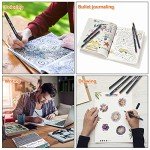 46-Pack Colored Fineliner Pens for Journaling