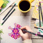 46-Pack Colored Fineliner Pens for Journaling