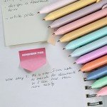 12-Pack Cute Pastel Ballpoint Pens for Journaling