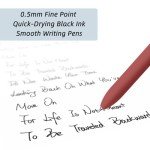 5 Pcs Fine Point Gel Pens Set