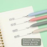 Cute Cat Gel Pens Set - 4 Pcs