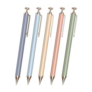 5-Pack Gel Pens for Smooth Writing and Journaling
