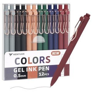 12-Pack Smooth Fine Point Gel Pens