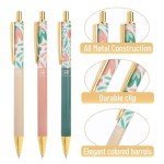 Floral Ballpoint Pen Set - 3 Pieces