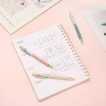 Floral Ballpoint Pen Set - 3 Pieces