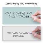 6-Pack Retractable Gel Pens for Smooth Writing