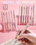 Cute Pastel Gel Pen Set with Case