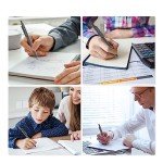 6-Pack Retractable Gel Pens for Smooth Writing