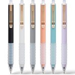 Gold Retractable Ballpoint Pens - 6 Count