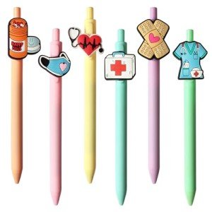 Cute Nurse Pens - Fun Gel Pen Set