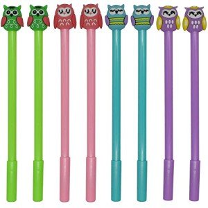 12 PCS Cute Owl Rollerball Pens Set