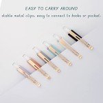 Gold Retractable Ballpoint Pens - 6 Count