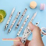 Cute Cow Print Gel Pens - Set of 12
