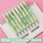 Cute Frog Gel Pens - 8 Pack, Black Ink