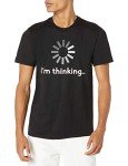 Hanes Men’s Short Sleeve Graphic T-shirt Collection, I'm Thinking, Medium
