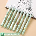 Cute Frog Gel Pens - 8 Pack, Black Ink