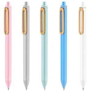 Aesthetic Black Gel Pens for Note Taking