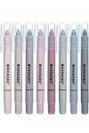 8-Pack No Bleed Gel Highlighters and Pens