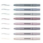 8-Pack No Bleed Gel Highlighters and Pens