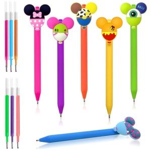 Mickey Mouse Gel Pens Set - 6 Colorful Pens