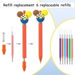 Mickey Mouse Gel Pens Set - 6 Colorful Pens