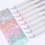 Assorted 8ct Gel Ink Retractable Pens Set