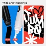 ARTISTRO 2 Acrylic Paint Pens for DIY Crafts