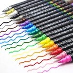 18-Piece Dual Tip Acrylic Paint Marker Set