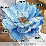 24 Colors Acrylic Paint Pens - Dual Tip Markers