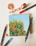Dual Tip Acrylic Paint Markers - 24 Colors