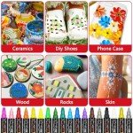 18-Piece Dual Tip Acrylic Paint Marker Set