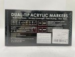 Dual Tip Acrylic Paint Markers - 24 Colors