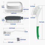 Holikme 5-Pack Green Kitchen Cleaning Brushes