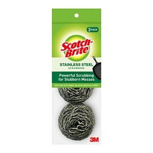 3-Pack Scotch-Brite Stainless Steel Dish Scrubbers