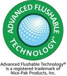 Flushable Adult Toilet Wipes, 126 Count